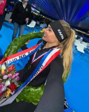 Jutta Leerdam Instagram - National Champion Sprint!!!🥇🥇🥇❤️‍🔥❤️‍🔥❤️‍🔥❤️‍🔥