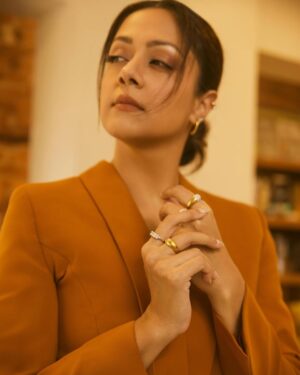 Jyothika Instagram - Confidence is my favourite accessory.

Styling @radhikamehra 
Make up @devika.kharwa
Hair @prachina_hair
Photographer @nupuragarwal__
Styling assistant @keyurisangoi
Outfit custom @shaktitripathi
Earrings & cuff @inaya_accessories @elaraa_jewels
Rings @carboneradiamonds @ayanasilverjewellery @ascend.rohank
Heels @londonrag_in
