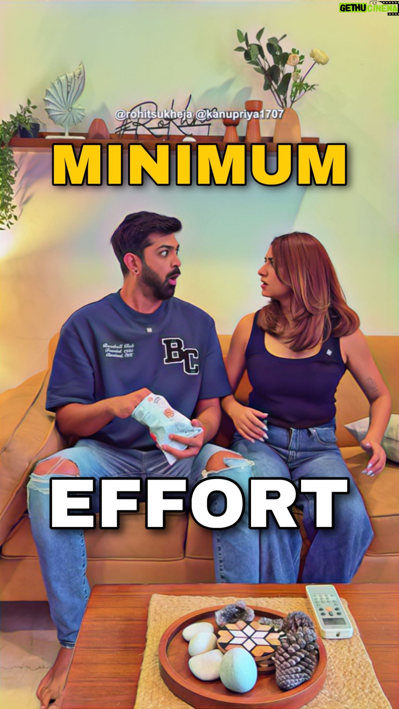 Kanupriya Gupta - 875.6K Likes - Work smart not hard 😅😂
This is a remake of someone else’s reel. Can’t remember their names. But do let us know if you find it. We’ll tag them. ❤️🙌🏽
#Funny #comedy #couple #explore #reels #marriage
