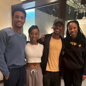 Karimah Westbrook Instagram - I’ve been trying to find the words to describe what I felt working with the actors on All American for this next episode because the work was so damn good, I gotta shout them out! Seriously 🔥🔥🔥 @angelparkerla @osyikhile @thenatemcintyre @alexischikaeze @antoniojbell @terayle_ @michaelb05 @brezofficial @taivlee @theonlysteveharris, you inspired me so much. Y’all are so damn good! It was beyond a pleasure working with each of you! I hope you enjoy the episode. 

✨✨✨ Tomorrow, Monday, April 21st, tune in for an all new episode All American at 8/7c on the @thecw. It’s a good one! ❤️🏈#AllAmerican #Season7 #Director
