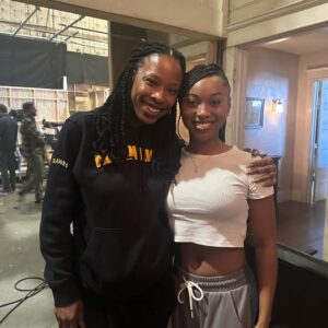 Karimah Westbrook Instagram - I’ve been trying to find the words to describe what I felt working with the actors on All American for this next episode because the work was so damn good, I gotta shout them out! Seriously 🔥🔥🔥 @angelparkerla @osyikhile @thenatemcintyre @alexischikaeze @antoniojbell @terayle_ @michaelb05 @brezofficial @taivlee @theonlysteveharris, you inspired me so much. Y’all are so damn good! It was beyond a pleasure working with each of you! I hope you enjoy the episode. 

✨✨✨ Tomorrow, Monday, April 21st, tune in for an all new episode All American at 8/7c on the @thecw. It’s a good one! ❤️🏈#AllAmerican #Season7 #Director