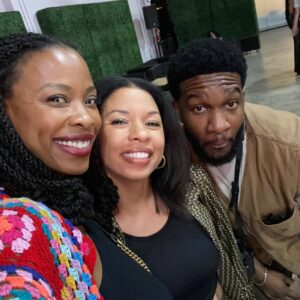 Karimah Westbrook Instagram - I’ve been trying to find the words to describe what I felt working with the actors on All American for this next episode because the work was so damn good, I gotta shout them out! Seriously 🔥🔥🔥 @angelparkerla @osyikhile @thenatemcintyre @alexischikaeze @antoniojbell @terayle_ @michaelb05 @brezofficial @taivlee @theonlysteveharris, you inspired me so much. Y’all are so damn good! It was beyond a pleasure working with each of you! I hope you enjoy the episode. 

✨✨✨ Tomorrow, Monday, April 21st, tune in for an all new episode All American at 8/7c on the @thecw. It’s a good one! ❤️🏈#AllAmerican #Season7 #Director