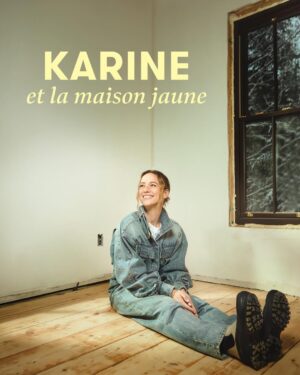 Karine Vanasse Instagram - Se faire un chez soi… pour revenir à la maison.
« Karine et la Maison Jaune. » 💛

Sur @canalvie, mardi à 20h.
Sur @cravecanadafr par la suite.

• Merci à @sabrina.hammoum pour la réalisation toute en sensibilité. 
• Merci à @willgareau @nbbustos @groupeentourage et @canalvie pour l’accompagnement et l’invitation à être moi. Juste et toute moi.
Et surtout merci de m’avoir offert cet espace en me donnant la chance de mettre à mon tour en lumière le travail d’artistes, artisans et passionnés aux métiers souvent méconnus dont j’admire tant le parcours et les connaissances. 
💛

📷 @evamaudetc