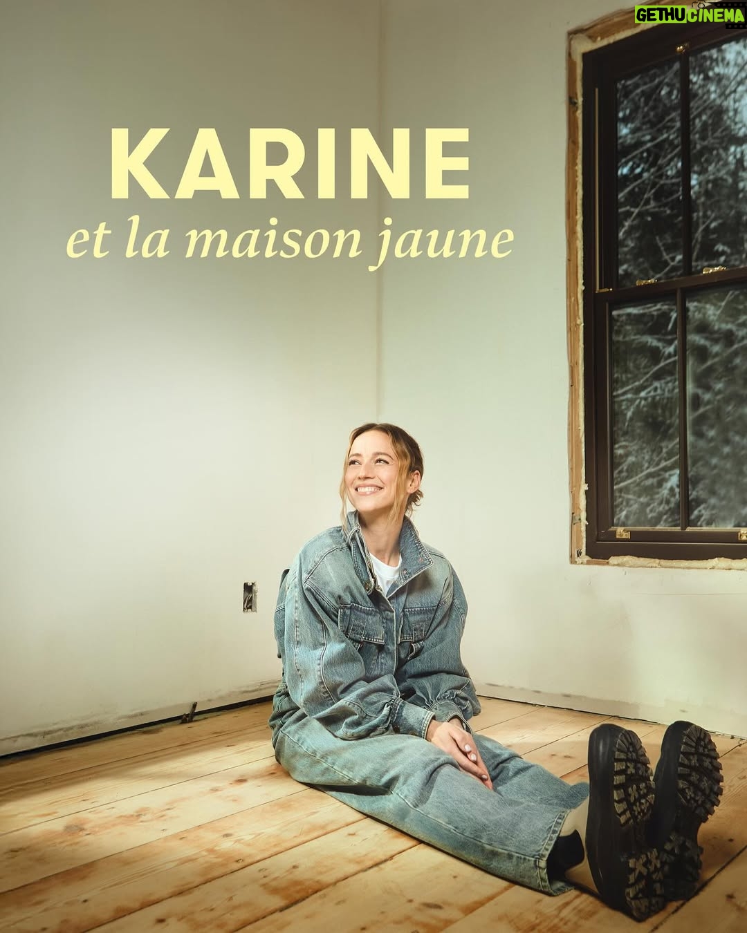 Karine Vanasse - 2K Likes - Se faire un chez soi… pour revenir à la maison.
« Karine et la Maison Jaune. » 💛
Sur @canalvie, mardi à 20h.
Sur @cravecanadafr par la suite.
• Merci à @sabrina.hammoum pour la réalisation toute en sensibilité.
• Merci à @willgareau @nbbustos @groupeentourage et @canalvie pour l’accompagnement et l’invitation à être moi. Juste et toute moi.
Et surtout merci de m’avoir offert cet espace en me donnant la chance de mettre à mon tour en lumière le travail d’artistes, artisans et passionnés aux métiers souvent méconnus dont j’admire tant le parcours et les connaissances.
💛
📷 @evamaudetc
