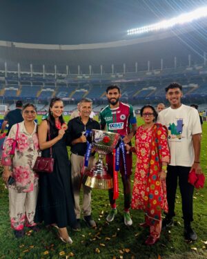Kasturi Chhetri Instagram - Belly full of love and joy ❤️🧿

#islchampions #championofindia #joymohunbagan