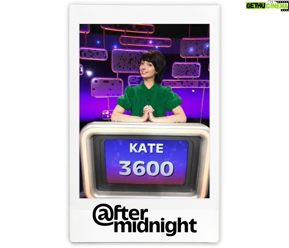 Kate Micucci - 7K Likes - So much fun on @aftermidnight with @mintmilana and @itskaransoni!
