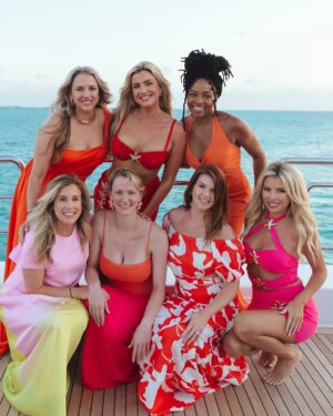 Kathryn Dunn Instagram - red hot on a yacht 🔥❤️