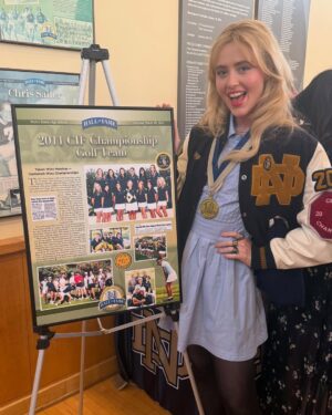 Kathryn Newton Instagram - It was an honor to be inducted into my High School Hall Of Fame thanks to our record breaking golf team starting in 2011. “A dream within a dream” is what is etched inside my championship rings… and that’s exactly what playing on this team, acting, and going to this school was. Winning wasn’t bad either. I love this team! Thank you coach mcclung! I love golf I love sports and I love @notredamehighschool ❤️ congratulations to all the incredible athletes a part of the ND Legacy celebrated last night  Mike Escalante '69 - posthumous - Football
John Magliana '75 - Basketball
Errol Small '90 - Football
Heidi Voorhees Walter '90 - Golf Cody Pearson '01 - Basketball Zana Muno '15 - Volleyball
2011 CIF Golf Championship Team
Stephanie Bush '12
Lauren Crittenden '15
Aida Mahfood '12
Vivian Markel '14
Tina Nagai '13
Kathryn Newton '15
Katelyn Reynolds '14
Jessica Stone '12
Arielle Valdez '13
Samantha Winchester '15
Janet Yeo '15
Coach Ann McClung
2012 Boys State Track and Field Championship Team
Koa Farmer '14
Nick Holland '13
Max Leon '14
Eric McDaniel, Jr
Khalfani Muhammad '13
Head Coach Joe McNab
Assistant Coaches:
• Nick Garcia
• Shannon Genova '92
• Nick Kounalis '96
• Steve McKenna '75
• Stephanie Money '98
• Rob Thomas