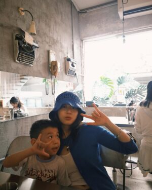 Kendra Sow Instagram - Not all blues are blue 💙🩵🤍