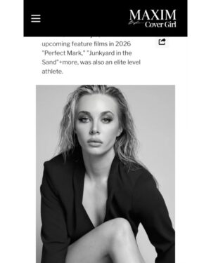 Kijsa Gifford Instagram - @maximmag Vote for me for Maxim’s Cover Model link in bio 💫✨Photo Credits: Paul Smith Photography Makeup Credits: Adriana Bena @paulsmithphotography @muadrianabena
