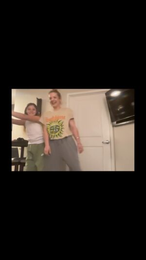 Kirsten Storms Instagram - Harper’s dance skills are FAR superior to mine. She chose something “easy” to teach me. Ha. Also, I left the part in the beginning where I attempt to do the robot. You’re welcome. 😂