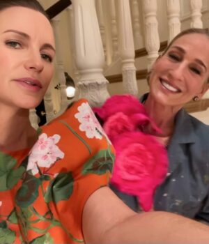 Kristin Davis Instagram - I am so lucky to have this incredible woman in my life ! I never would have imagined the YEARS we have spent together when we met in 1997 lol. I am endless impressed with all of your accomplishments. Another year , and so many more to come ♥️ xoxo @sarahjessicaparker