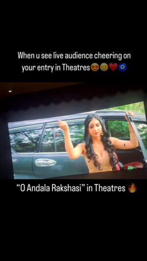 Kriti verma Instagram - Finally….🥲🥲♥️♥️😭♥️♥️🙏🏻🙏🏻🙏🏻 Your girl is on Silver Screen jaanemans ♥️🙏🏻🧿 omg…. Can’t express my feelings in words🧿 The movie “O Andala Rakshasi” is in theatres. Plz do buy tickets and watch it. Soo touched at the response of the audience after the Premier Show ♥️♥️♥️ i love u all… Thank you sooo much everyone who came to watch our Premier show at 8 am 😍😍🧿♥️

#kriti #kritiverma #sheraz #oandalarakshasi
