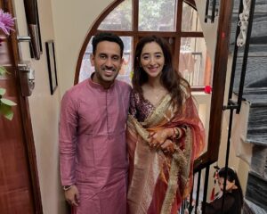 Kritika Avasthi Instagram - Can’t believe it’s already been 5 months since we tied the knot @piyushk003 ♥️ and we’ve barely unpacked our suitcases. 
From being newlyweds to professional travellers, life’s been quite a busy ride! From one destination to another, whirlwind of adventures, some easy some challenging but when your soul mate becomes your co-traveler through every chapter, even the ordinary feels extraordinary 💪✨. 
Thank you Universe, for blessing us with not just each other, but with double the Love♥️.
Piyush & I are lucky to have two incredibly resilient and doting Mothers and two fun loving fathers, a beautiful blend of families, hearts & homes ♥️. 
Double the warmth, double the guidance and double the protection.
Feeling super blessed & grateful for all the blessings Divine, 
Thank you for everything 🙏🥰♥️🧿🪬.

#pikaboo #piyushandkritikka #happy5months #wedding #weddinganniversary #happylife #marriedlife #love #family #light #bless #glow