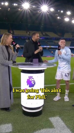 Laura Woods Instagram - Just Phil Foden admitting he doesn’t even practice free-kicks 🤯