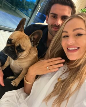 Laura Woods Instagram - And just like that…💍💫 You make me happy @adamcollard 🤍 Thank you @carbisbayestate - the place we fell in love and now the place we got engaged, you made it so special 🥹 What a summer x
