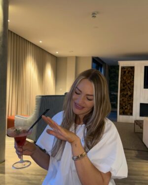 Laura Woods Instagram - And just like that…💍💫 You make me happy @adamcollard 🤍 Thank you @carbisbayestate - the place we fell in love and now the place we got engaged, you made it so special 🥹 What a summer x