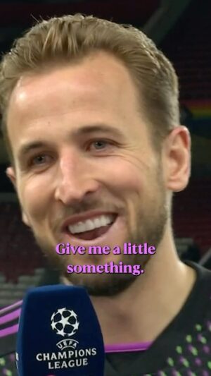 Laura Woods Instagram - Harry Kane’s German lessons not going well? 👀🤣 #UCL