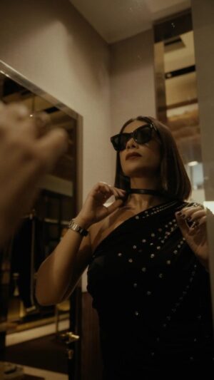 Leila Hadioui Instagram - "CRYSTAL MOTION – THE MINI SHORT-FILM"
Have a look at the reflection of crystals and the timeless style of GUCCI . 💎
#Aksalluxury #Gucci #MoroccoMall @aksalluxury @lemoroccomall