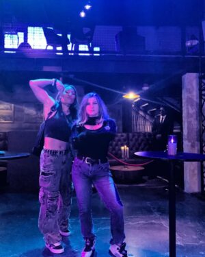 Leva Bates Instagram - We work hard and play harder! Our reunion and girls night was a massive success. What an absolute blast. 
Church was in session & had so much fun doing the  @johnwickexperience! 

An amazing meal and service at @bazaarbyjose. 

Big thanks to @magicmikelive for the VIP treatment and spectacular show!