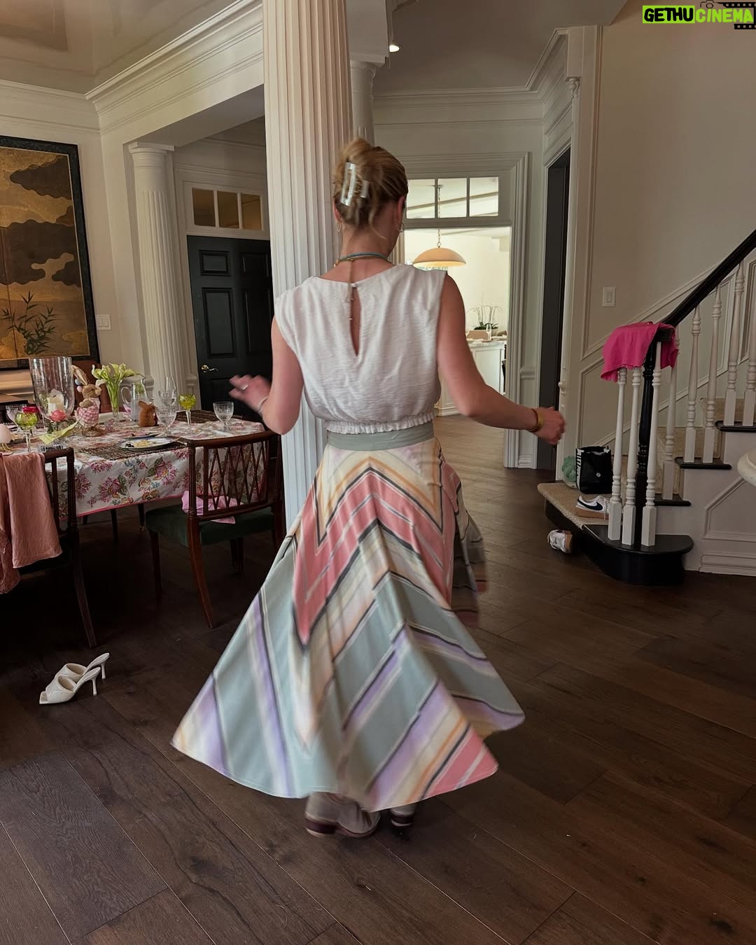 Leven Rambin - 1.6K Likes - Easter in Austin with my in laws 🙏💗 — feeling so loved, full, and grateful for fresh starts, cinnamon rolls, and Texas sunshine.