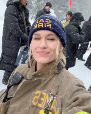 Leven Rambin Instagram - Audrey joins the gang for some fire & ice tomorrow on @firecountrycbs feat the sweetest @jellyroll615 !!