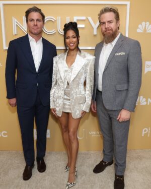 Lex Scott Davis Instagram - An unforgettable afternoon in good company.
Here’s to the 2025 #Emmy #FYC season—grateful to celebrate with my NBCUniversal fam. #FYCUSG #NBCUFYC
•
Styled by @tracyshapoff 
Hair by @jeanieduronslet 
Makeup by @ninjaaaaaa