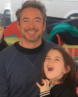Lexi Rabe Instagram - Happy birthday to my fake dad! To the Ironman/ Dr. Doom! Miss you tons… love you…. You know how much! @robertdowneyjr @avengers @marvelstudios love this pic from the @therussobrothers