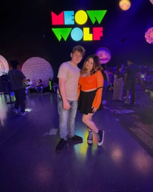 Lexi Rabe Instagram - Area 15 photo dump @meow__wolf 
@rabe.logann  and game maker @supern0ob96  @area15official