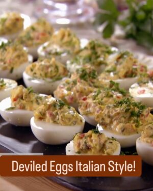 Lidia Bastianich Instagram - My Italian version of this American favorite leaves out the mayo and replaces it with bright flavors reminiscent of salsa verde. A great dish for a Sunday  brunch or weekend buffet.  Link to video and recipe in my bio. Buon Gusto! #lidiaskitchen #lidiabastianich #lidiasitaly #italianfood #lidiasrecipes #TuttiaTavolaaMangiare #AskLidia #partyrecipes #brunchrecipes