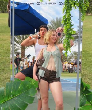 Lily Brooks O'Briant Instagram - festival fits got me feeling some kind of way 🎡🌵☀️