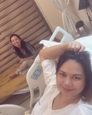 Lin Laishram Instagram - Happy birthday to my most gloriously useless friend 
If Ayurvedic Gods gave awards for following the circadian clock, you’d win gold then go to bed at 9:30 PM.

Useless like an appendix, yet weirdly essential.
You cry louder when I’m sad, get angrier at people who hurt me and scream the loudest in movie halls when I show up on screen.
But you also go silent when it matters like keeping my secrets.
You know where all my chocolates are kept in the fridge .
You even became friends with my father-in-law because you saw how much he cares for me.
I ♥️ U

Stay useless, stay mine.
Happy birthday Mere
