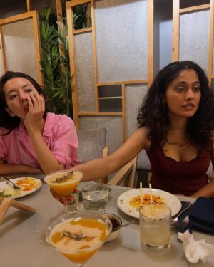 Lin Laishram Instagram - Happy birthday to my most gloriously useless friend 
If Ayurvedic Gods gave awards for following the circadian clock, you’d win gold then go to bed at 9:30 PM.

Useless like an appendix, yet weirdly essential.
You cry louder when I’m sad, get angrier at people who hurt me and scream the loudest in movie halls when I show up on screen.
But you also go silent when it matters like keeping my secrets.
You know where all my chocolates are kept in the fridge .
You even became friends with my father-in-law because you saw how much he cares for me.
I ♥️ U

Stay useless, stay mine.
Happy birthday Mere