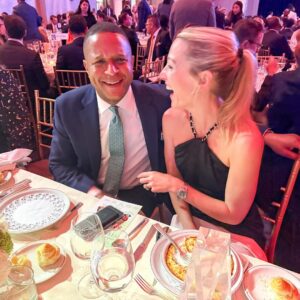 Lindsay Czarniak Instagram - Had a fun school night hang (for Melvin - not my kids:) in the city celebrating his work as a leader and mentor inspiring the next generation. The work @thowardfoundation does is really game changing and seeing Melvin's @todayshow family come out to support him is always special. So proud of him! #mentor #leadership #diversity #tv #family