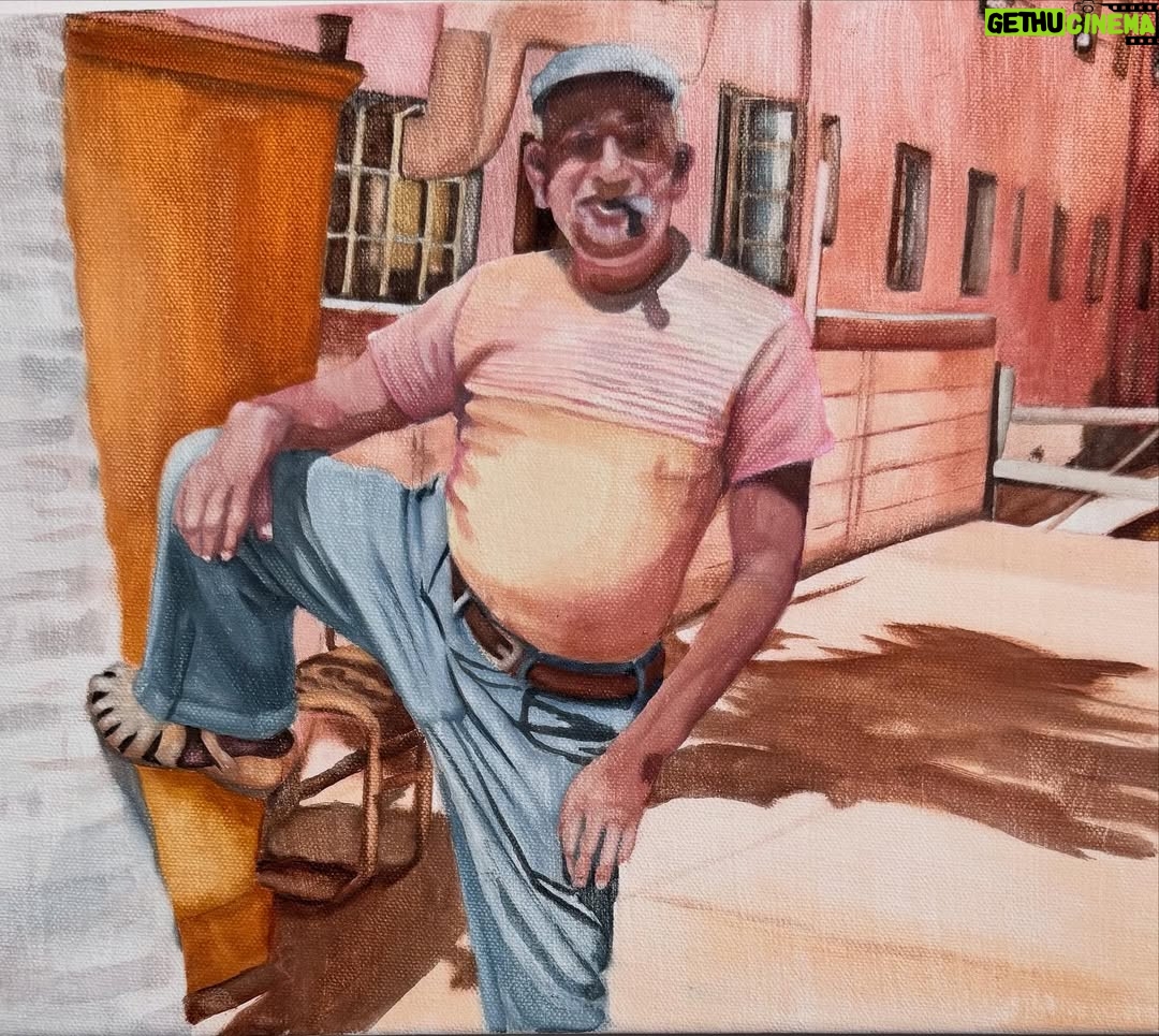 Lisa Edelstein - 10K Likes - Hey from Dave xxx
“Dave”
2025
Watercolor on canvas
11x14