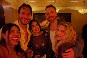 Lisseth Chavez Instagram - A night of good vibes✨happy birthday Nathan! Your parties are legendary😍 🎂🥳 @nathanfillion