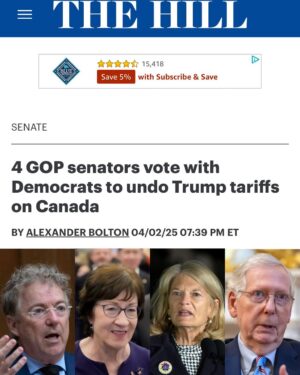 Loni Love Instagram - Breaking news: Senate votes on Canadian Tariffs..