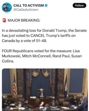 Loni Love Instagram - Breaking news: Senate votes on Canadian Tariffs..