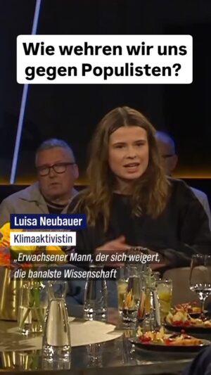 Luisa Neubauer Instagram - Rechtspopulisten kämpfen gegen Klimaschutz - Wir halten dagegen!

Video Quelle @ndr.de 
@fridaysforfuture.de 
@ardmediathek 
@luisaneubauer 

#nachhaltigkeit
#Energiewende