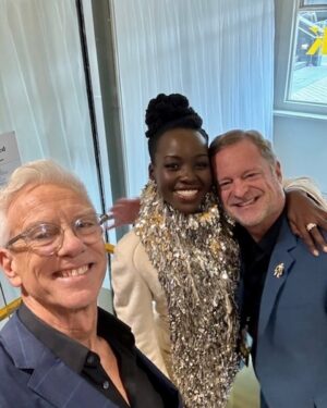 Lupita Nyong'o Instagram - My photos 🤳🏿 from a wild and wonderful time sharing @‌TheWildRobot with the world. Can’t wait to celebrate this special film one last time on Sunday at the Academy Awards 🤖🫶🏿🐣