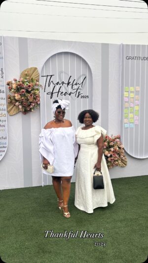 Lydia Forson Instagram - Yesterday, I had the pleasure of spending time with family and friends at THANKFUL HEARTS 2025 by @dedokofi.

It was a beautiful moment to connect, share joy, and embrace gratitude for all we’ve been through and all that lies ahead.

It was a beautiful experience filled with joy, laughter, and, most importantly, gratitude for all we’ve overcome and all that lies ahead.

#thankfulhearts2025

Thank you @amatchiwa for our outfits…🤍