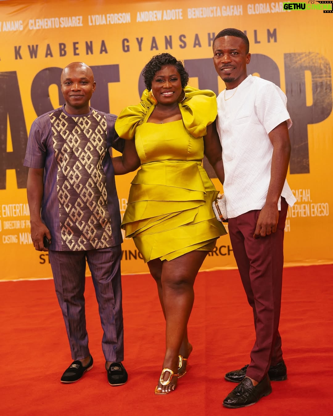 Lydia Forson - 7.2K Likes - WE DID IT AGAIN 🎉
Thank you to everyone who showed up to support Last Stop on Friday.
Promoting movies these days isn’t easy—and I won’t lie, some days it can be frustrating.
That’s why I’ll forever be grateful to those who genuinely show up, bring their friends, and support the industry.
Last Stop is still showing in cinemas! If you’re looking for a good laugh, grab a ticket and go watch it.
Support Ghanaian cinema. 🎥
And to my loyal fans who have held me down for 20 years, I appreciate you more than words can say.
Have you watched Last Stop yet?
Let me know your favorite scene in the comments!
And if you haven’t, what are you waiting for? Grab your tickets and enjoy a great Ghanaian film!
Photos: @thetetson
#LastStopMovie #SupportGhanaianCinema