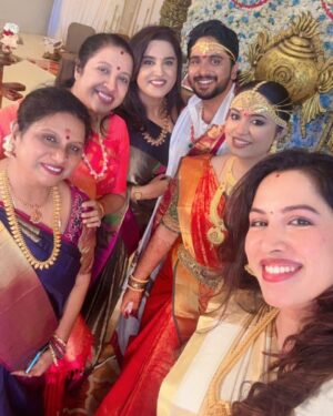 Maalica Ravikumar Instagram - Wedfie ✨