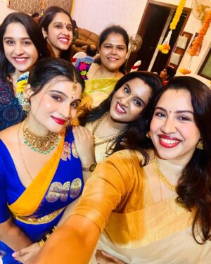 Maalica Ravikumar Instagram - Throwing it back to our Krishna Jayanthi celebrations!