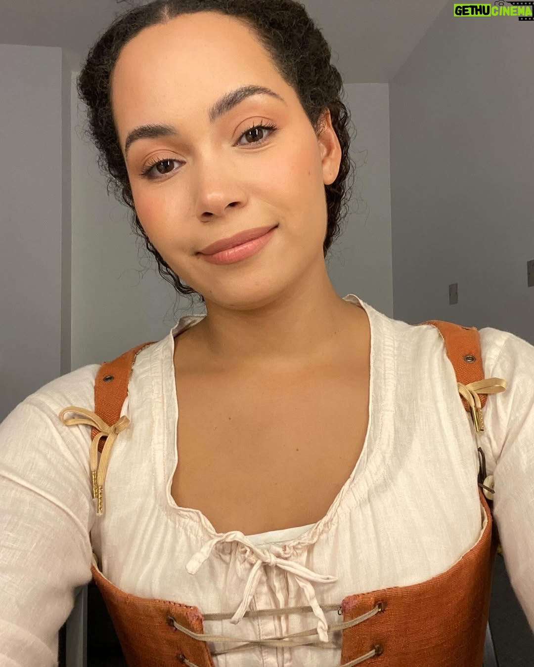 Madeleine Mantock - 4K Likes - Happy World Theatre Day! It was my dream to perform on stage since I was 11. I’m so grateful and amazed that I get to play dress up for a living 🫶🏽🎭✨