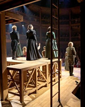 Madeleine Mantock Instagram - Happy World Theatre Day! It was my dream to perform on stage since I was 11. I’m so grateful and amazed that I get to play dress up for a living 🫶🏽🎭✨