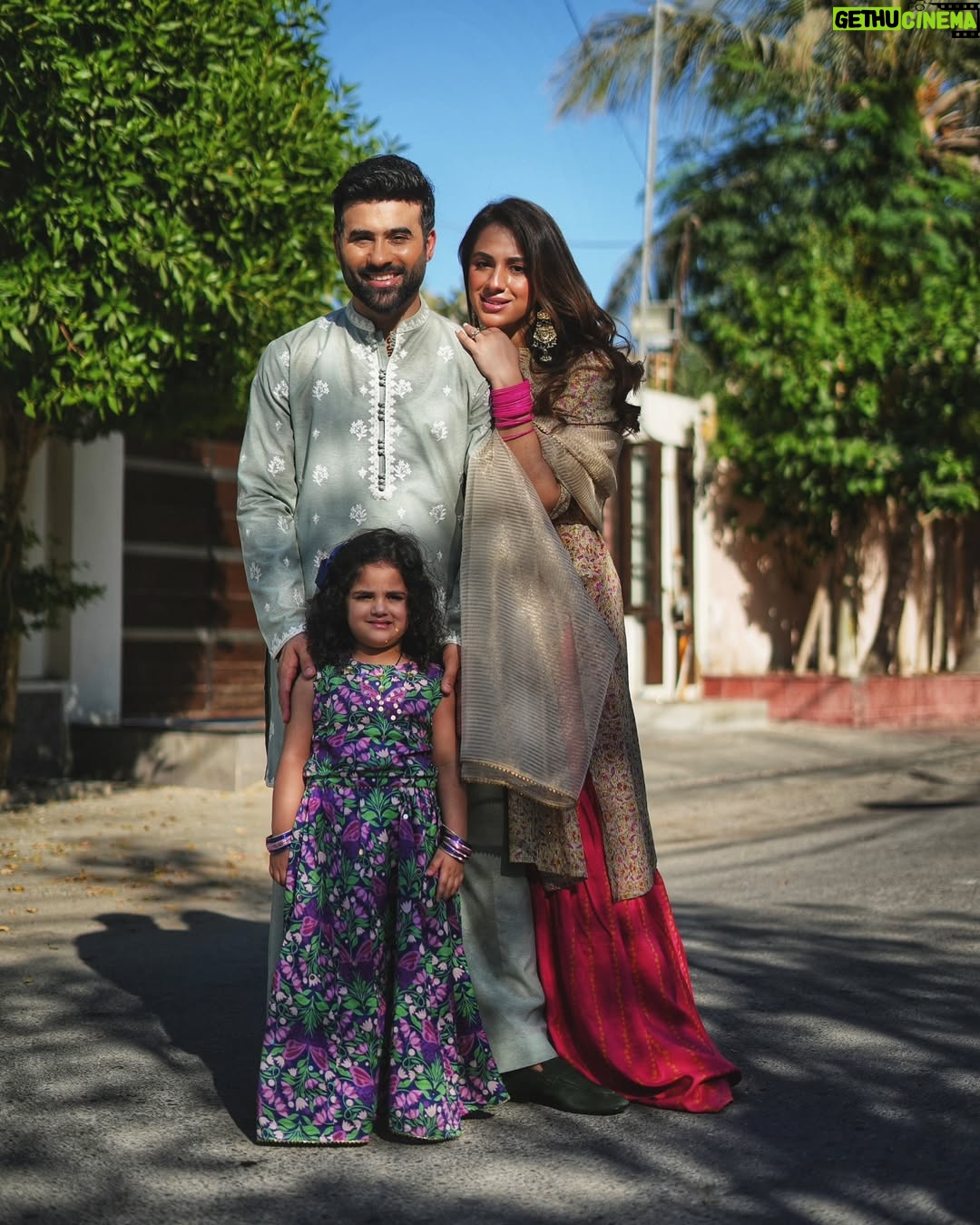 Maham Amir - 17.2K Likes - - Eid Mubarak ✨️
may Allah SWT accept our prayers, fasting, charity and every act of devotion we offered in his path!
Pictures: @abdul.saqibfilms
Wardrobe: @mohsin.naveed.ranjha & @generation_pk
Shoes: @logopakistan