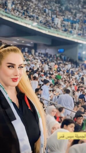 Mais Gomar Instagram - مباراة جميله وناس اجمل رغم حرارة الجو لكن حماس الجمهور كان اكثر روعه وجمال