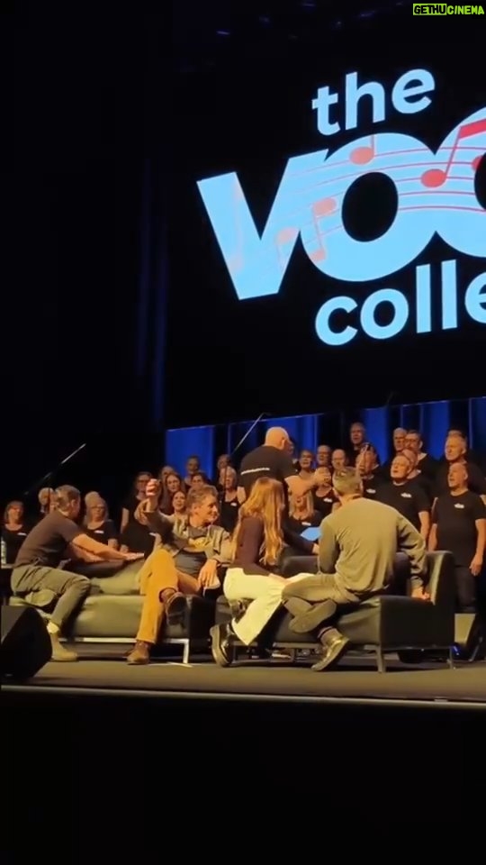 Majandra Delfino - 2.1K Likes - Jason, Brendan, Majandra, and Nick were surprised with a Choir singing 'Here With Me', the theme song from Roswell 👽❤️