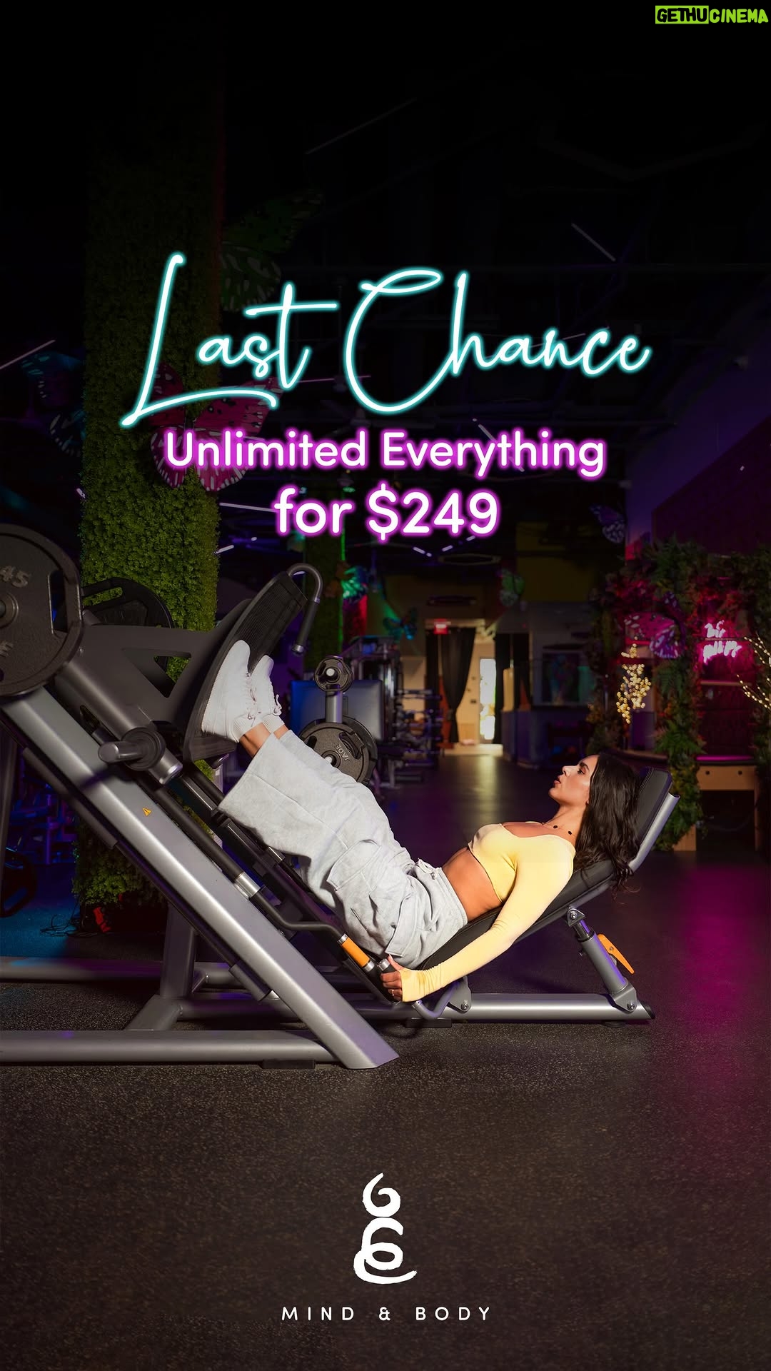Malika - 2.6K Likes - ‼️This is your FINAL CHANCE to join One Mind and Body gym‼️
- GYM
- UNLIMITED PILATES
- UNLIMITED CYCLING
- THE ONE SYSTEM
- THE ONE FLEX
- THE ONE YOGA
- THE ONE CORE
- THE ONE WAVE
- PERSONAL TRAINING*
- SKIN ANALYSIS
- INBODY-970 BODY COMPOSITION TEST
- ROLLSTAR LYMPHATIC DRAINAGE ROLLER
- INFRASTAR LYMPHATIC VACUUM BIKE
- CRYOSTAR ATLANTICA*
- CULD PLUNGE*
- KIDS CLUB
- CELUI SPA
- MONTHLY FACIALS*
- FACE PILATES*
- DRY SOUNA
- STEAM ROOM
- DAILY WELLNESS SHOTS
- ALKALINE FLOWATER SYSTEM
- PREMIUM COFFEE BEVERAGES
- FLOWATER FREE PREMIUM WATER
- MEAL PLANS
- VICHI SCRUB BED - COMING SOON*
- PILATES CERTIFICATION SCHOOL*
$249 - A MONTH
- NO CONTRACT
- NO INITIATION FEE
SIMPLE THE BEST GYM OFFER IN THE NATION💚
